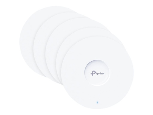 [EAP613(5-PACK)] TP-LINK Omada EAP613 V1 - Accesspoint - Wi-Fi 6 - 2.4 GHz, 5 GHz - Cloud-verwaltet - Wand- / Deckenmontage (Packung mit 5)