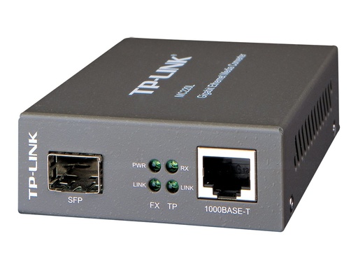 [MC220L] TP-LINK MC220L - Medienkonverter - 1GbE - 1000Base-LX, 1000Base-SX, 1000Base-LH - RJ-45 / SFP (mini-GBIC)
