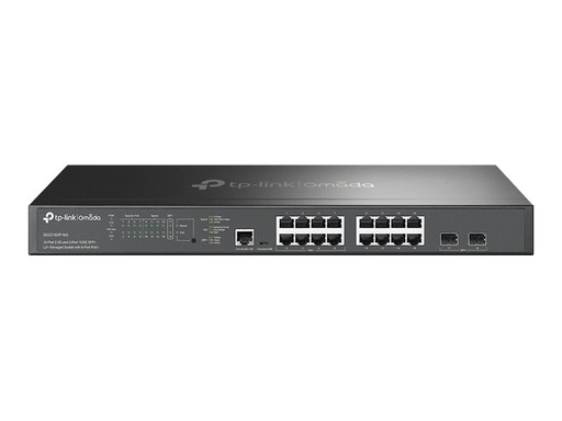 [SG3218XP-M2] TP-LINK Omada SG3218XP-M2 V1.6 - Switch - L2+ - managed - 8 x 2.5GBase-T + 8 x 100/1000/2.5G (PoE+)