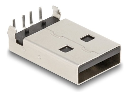 [66757] Delock USB-Anschluss - USB (W) 90° PCB - 30 V - 1.5 A (Packung mit 10)