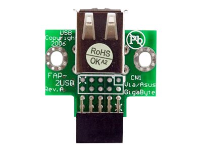 [USBMBADAPT2] StarTech.com 2 Port USB Motherboard Header Adapter - USB-Adapter - USB (W)