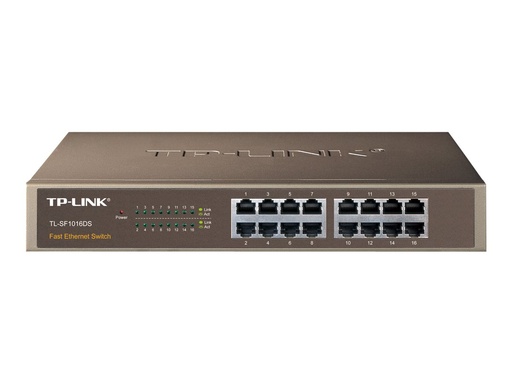 [TL-SF1016DS] TP-LINK TL-SF1016DS - Switch - 16 x 10/100 - Desktop