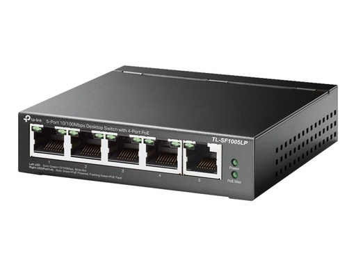 [TL-SF1005LP] TP-LINK TL-SF1005LP - V1 - Switch - unmanaged - 5 x 10/100 (4 PoE)