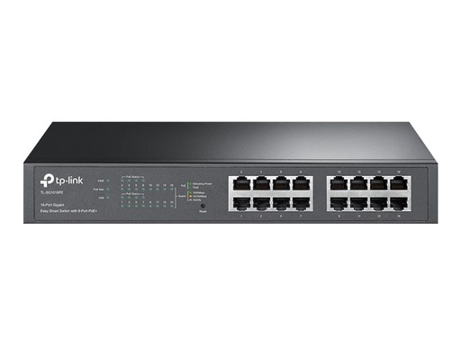 [TL-SG1016PE] TP-LINK Easy Smart TL-SG1016PE - Switch - Smart - 8 x 10/100/1000 (PoE+)