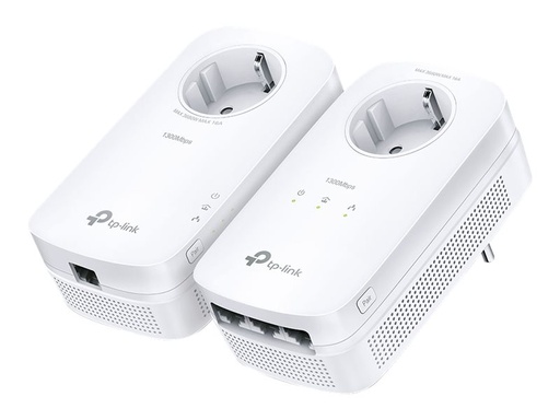 [TL-PA8033PKIT] TP-LINK TL-PA8033P KIT V4 - Starter Kit - Powerline Adapterkit 3-Port-Switch - 1GbE, HomePlug AV (HPAV)