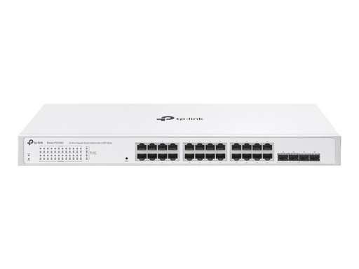 [FESTA FS328G] TP-LINK Festa FS328G V1 - Switch - Smart - 24 x 10/100/1000Base-T + 4 x 1 Gigabit SFP