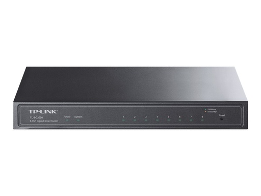 [TL-SG2008] TP-LINK TL-SG2008 - Switch - managed - 8 x 10/100/1000