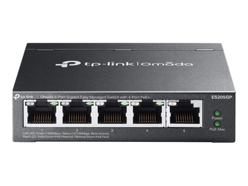 [ES205GP] TP-LINK Omada ES205GP V1 - Switch - managed - 4 x 10/100/1000 (PoE+)
