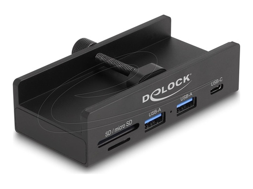 [64263] Delock Hub - 5 Gbps, SD + micro SD Slot mit