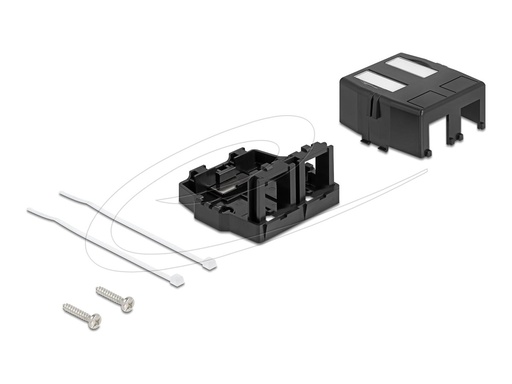 [85842] Delock Gehäuse mit modularen Einsätzen - Keystone-Oberfläche montierte Box