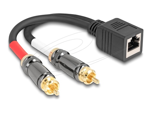 [88172] Delock Audio-Adapter - RCA männlich zu RJ-45 weiblich