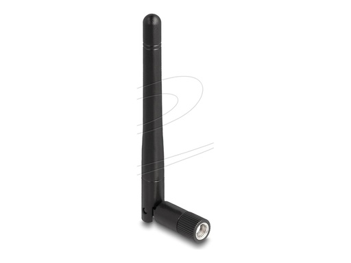 [90150] Delock Antenne - WLAN 802.11 ac/ax/a/b/g/n, RP-SMA-Stecker, mit Neigegelenk