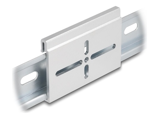 [67144] Delock Befestigungsclip - Aluminium, 70 x 47,8 mm