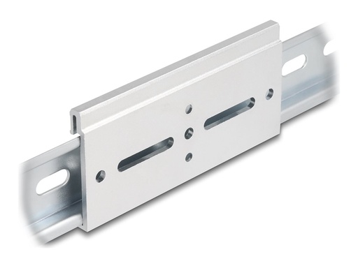 [67148] Delock Befestigungsclip - Aluminium, 100 x 47,8 mm