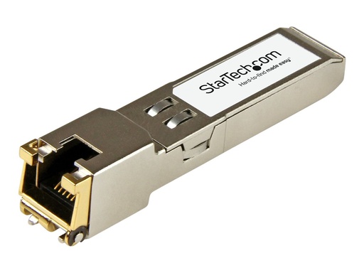 [10065-ST] StarTech.com 10065-ST Transceiver Modul (SFP Module, 10/100/1000Base-TX Extreme Networks kompatibel, Kupfer, RJ-45 Kupfer mit DDM)