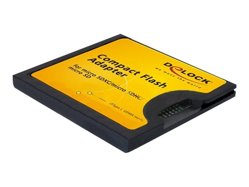 [61795] Delock Compact Flash Adapter - Kartenadapter (microSD, microSDHC, microSDXC)