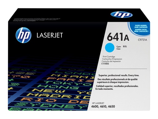 [C9721A] HP 641A - Cyan - original - LaserJet - Tonerpatrone (C9721A)