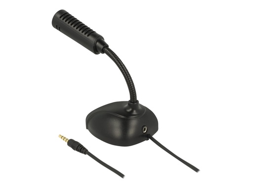 [65872] Delock Mikrofon - Schwarz