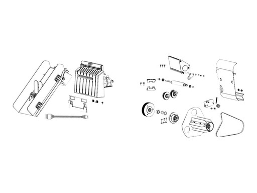 [P1083347-021] Zebra Media-Rewind-Upgrade-Kit