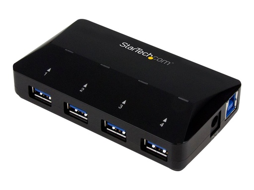 [ST53004U1C] StarTech.com Startech 4 Port USB 3.0 Hub plus dedizierter