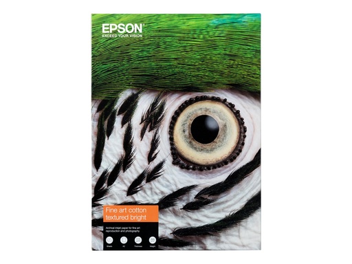 [C13S450290NQ] Epson Fine Art II - Baumwolle - strukturierte matte - 515 Mikron - hochweiß - A2 (420 x 594 mm)