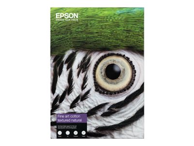 [C13S450281NQ] Epson Fine Art II - Baumwolle - strukturierte matte - 515 Mikron - Natural White - A4 (210 x 297 mm)