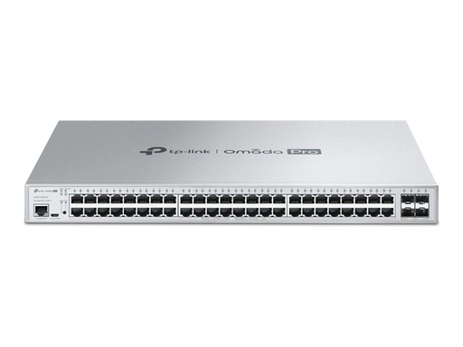[S5500-48GP4XF] TP-LINK Omada Pro S5500-48GP4XF V1 - Switch - L2+ - managed - 48 x 10/100/1000 + 4 x 10 Gigabit SFP+ - an Rack montierbar - PoE+ (500 W)