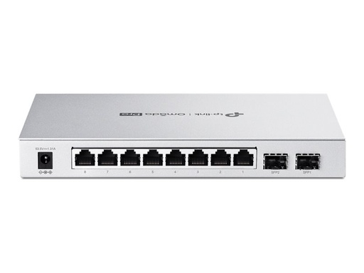 [S4500-8GP2F] TP-LINK Omada Pro S4500-8GP2F V1.6 - Switch - Smart - 8 x 10/100/1000 + 2 x Gigabit SFP - Desktop, wandmontierbar - PoE+ (61 W)