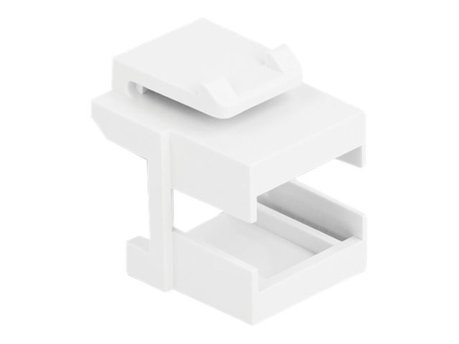 [86807] Delock Keystone cover - Gehäuse mit modularen Einsätzen - weiß (Packung mit 10)