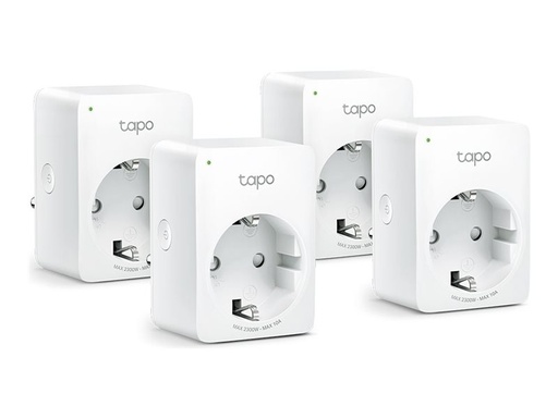 [TAPO P110(4-PACK)] TP-LINK Tapo Mini Smart Wi-Fi Socket Energy Monitoring