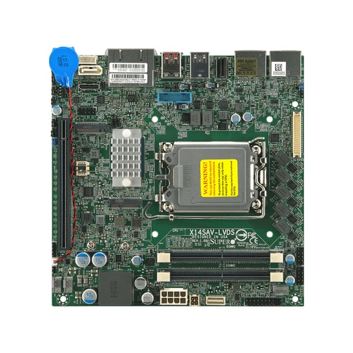 [MBD-X14SAV-LVDS-O] Supermicro Mainboard X14SAV-LVDS mini-ITX Sockel 1851 Single - Mainboard - Mini-ITX