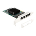 [88207] Delock PCI Express x1 Karte zu 4 x RJ45 Gigabit LAN BCM - PCIe - RJ-45 - Weiblich - PCIe 2.0 - Grau - PC
