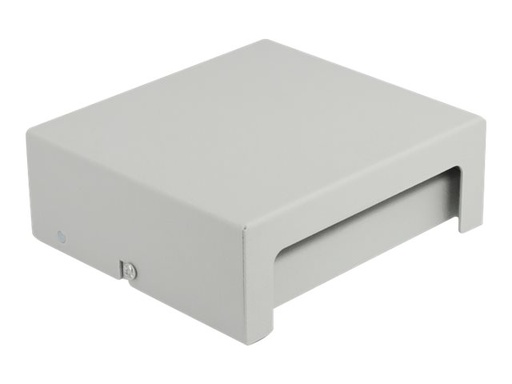 [43410] Delock Leeres Keystone-Patchpanel - geeignet für Wandmontage, DIN schienenmontierbar