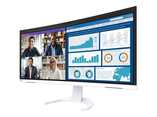 [EV3450XC-WT] EIZO FlexScan EV3450XC-WT - Mit FlexStand - LED-Monitor - gebogen - 86.4 cm (34")