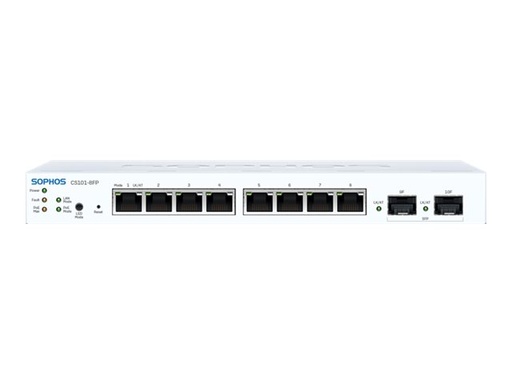 [LS18FZ36ZZPCEU] Sophos CS101-8FP - Switch - managed - 8 x 10/100/1000 (PoE+)