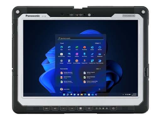 [CF-33YAAACB4] Panasonic Toughbook CF-33 - Robust - Tablet - Intel Core i5 1345U / 1.6 GHz - Win 11 Pro - Intel Iris Xe Grafikkarte - 16 GB RAM - 512 GB SSD NVMe, TCG Opal Encryption - 30.5 cm (12")