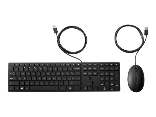 [9SR36UT#ABE] HP Desktop 320MK - Tastatur-und-Maus-Set - full size
