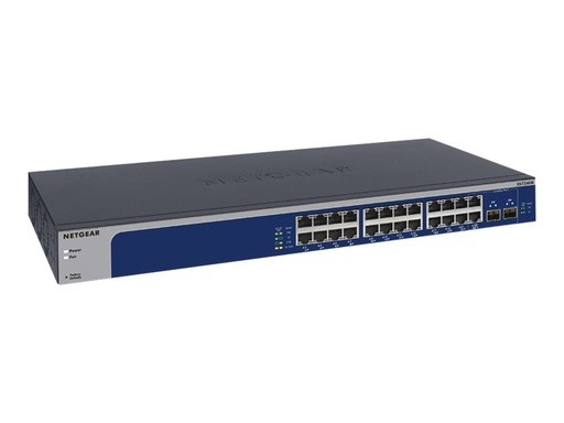 [XS724EM-100EUS] Netgear Plus XS724EM - Switch - Smart - 22 x 100/1000/2.5G/5G/10GBase-T + 2 x C 10 G-Bit SFP+