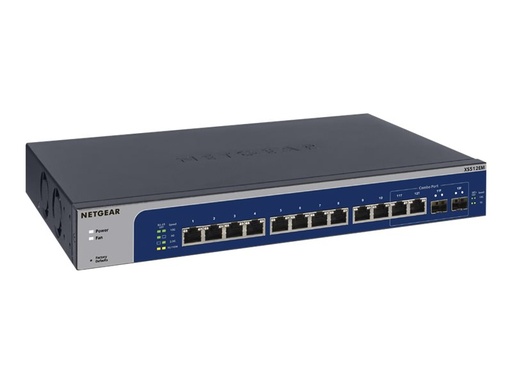 [XS512EM-100EUS] Netgear Plus XS512EM - Switch - Smart - 10 x 100/1000/2.5G/5G/10GBase-T + 2 x C 10 G-Bit SFP+