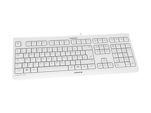 [JK-0800ES-0] Cherry KC 1000 - Tastatur - Spanisch - Hellgrau