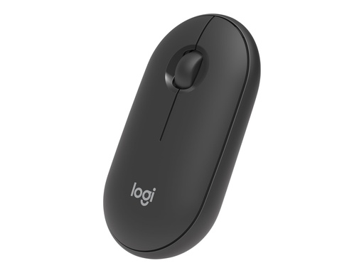 [910-005718] Logitech Pebble M350 - Maus - optisch - 3 Tasten - kabellos - 2.4 GHz, Bluetooth - kabelloser Empfänger (USB)