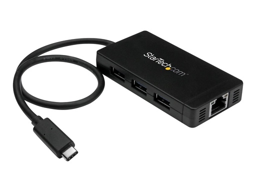 [HB30C3A1GE] StarTech.com Startech 3 Port USB 3.0 Hub mit USB-C und Gigabit
