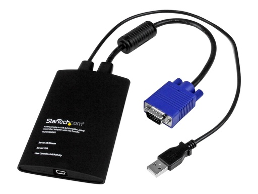 [NOTECONS02] StarTech.com USB 2.0 KVM Konsole - Mobiler Laptop Crash Cart Adapter mit Datenübertragung und Videoaufnahme