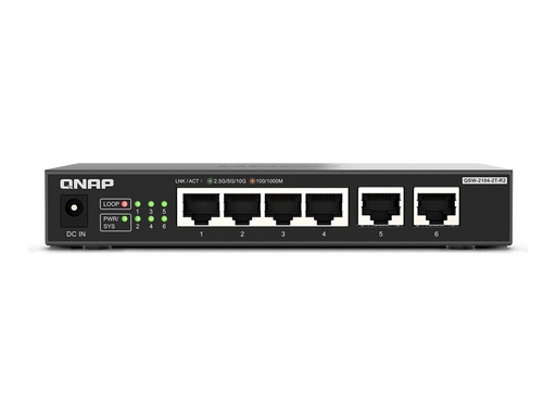 [QSW-2104-2T-R2] QNAP QSW-2104-2T-R2 - Switch - unmanaged - 4
