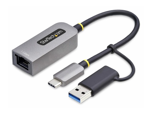 [C21GA-USB-ETHERNET] StarTech.com USB-C to Ethernet Adapter w/USB-A