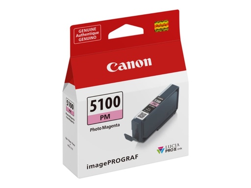 [6957C001] Canon PFI-5100 PM - 14.4 ml - Photo Magenta