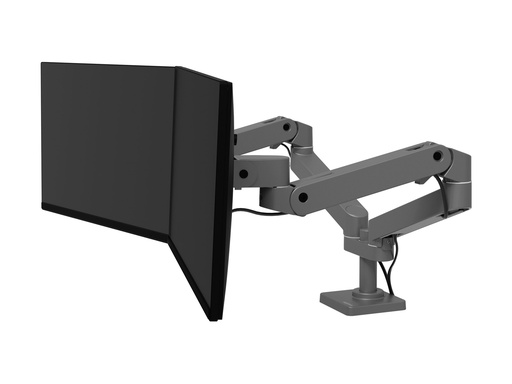 [45-686-293] Ergotron LX Pro - Befestigungskit (Doppelarm) - modular - für 2 LCD-Displays - nebeneinander - Aluminium - Dunkelgrau - Bildschirmgröße: bis zu 68,6 cm (bis zu 27 Zoll)