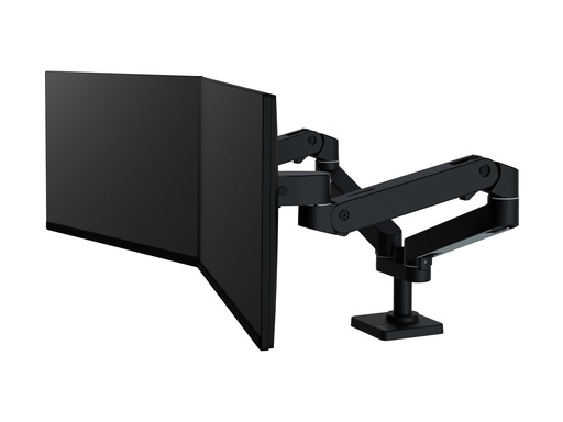 [45-686-292] Ergotron LX Pro - Befestigungskit (Doppelarm) - modular - für 2 LCD-Displays - nebeneinander - Aluminium - Schwarz - Bildschirmgröße: bis zu 68,6 cm (bis zu 27 Zoll)
