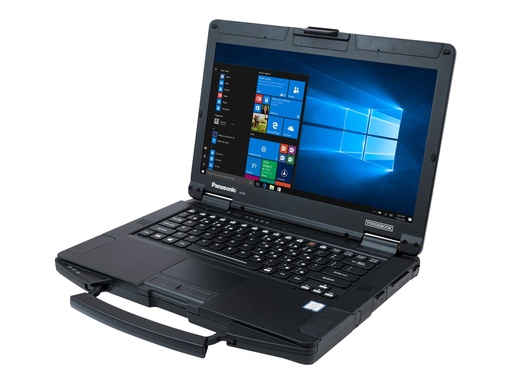 [FZ-55EZ0R5B4] Panasonic Toughbook 55 - Robust - 180°-Scharnierdesign - Intel Core i5 1145G7 / 2.6 GHz - vPro - Win 11 Pro - Intel Iris Xe Grafikkarte - 8 GB RAM - 512 GB SSD TCG Opal Encryption, NVMe - 35.6 cm (14")