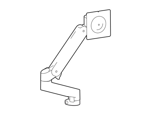 [98-734-292] Ergotron LX Pro - Befestigungskit (Monitorarm) - Konstante Krafttechnologie - für Flachbildschirm - Erweiterungskit - Aluminium - Schwarz - Bildschirmgröße: 86.4 cm (34")